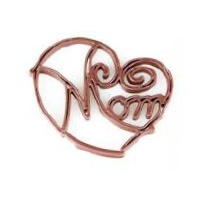 Serce z napisaem Mom (Mama)