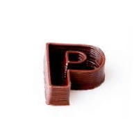 P - literka, pralinka do wypełnienia