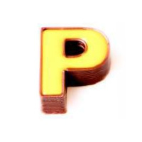 P - literka, pralinka do wypełnienia P - literka, pralinka do wypełnienia