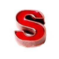 S - literka, pralinka do wypełnienia
