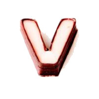 V - literka, pralinka do wypełnienia V - literka, pralinka do wypełnienia